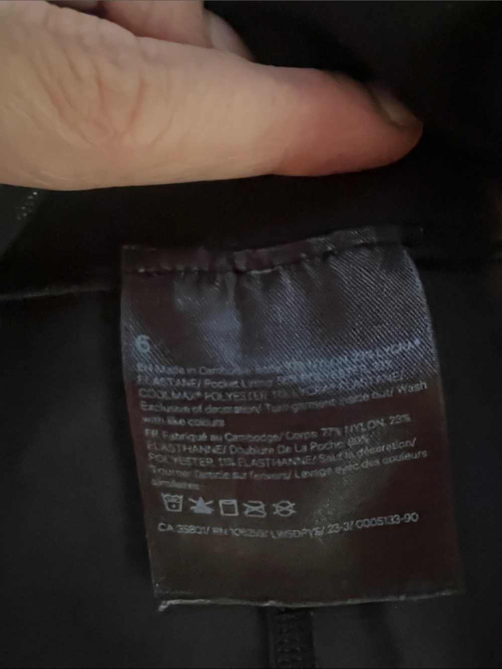 Lululemon Wunder Train Black Foil Shine High-Waist Tights Sz 6 28” - Picture 11 of 12